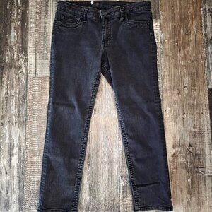 Kut From the Kloth Woman's Straight Leg Jeans Black 12p